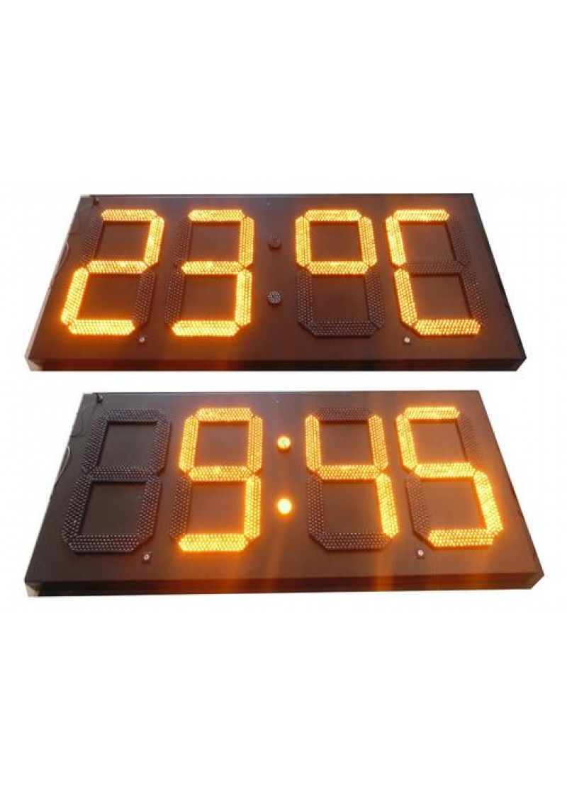 Numerische LED Anzeige Zeit + Datum + Temperatur Einbaukit - NISTIME
