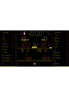 Sportergebnisanzeige für Innen K-BT8NT325-FS10 ALPHA