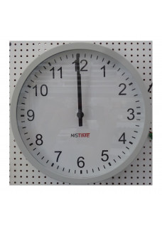 Runde einseitige analoge Innenuhren - SilverLine