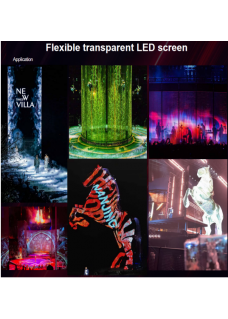 Transparente LED-Schilder